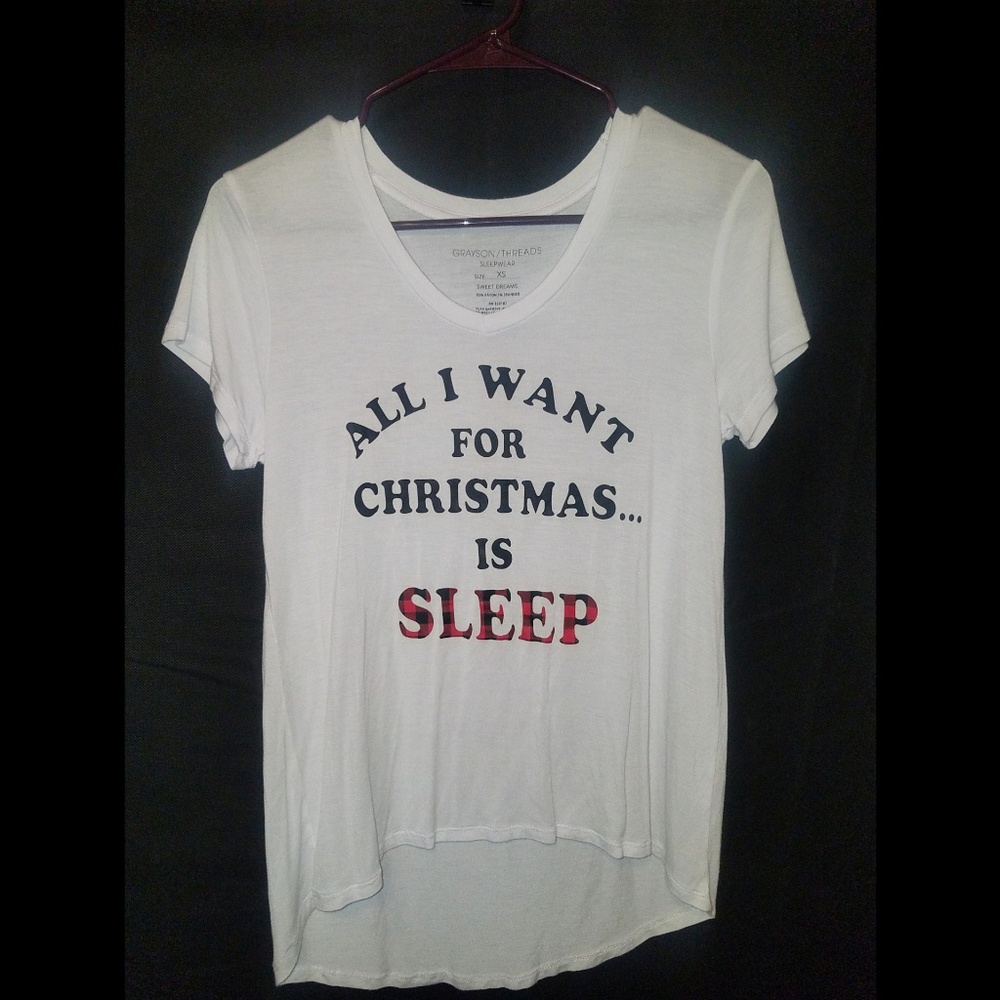 Sleepwear tshirt size xs